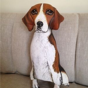 Beagle Dog Decorative Pillow Brand New!